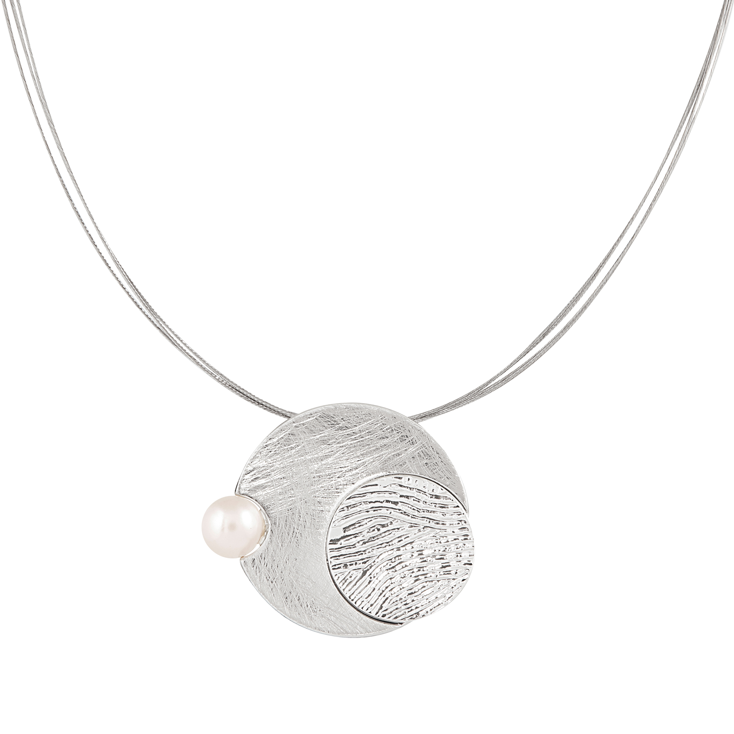 K-4357_076_eb Kette Halbmond mit Perle