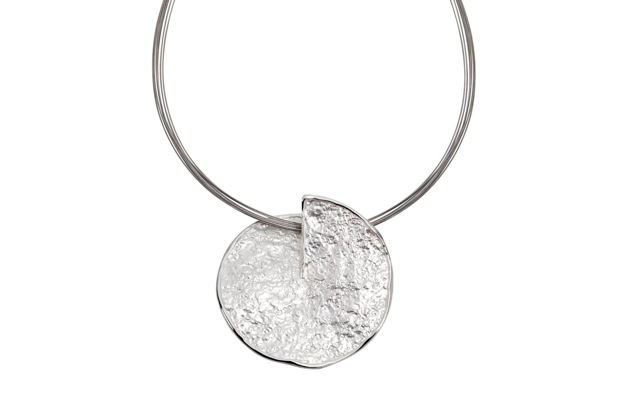 Seerosenblatt in Silber