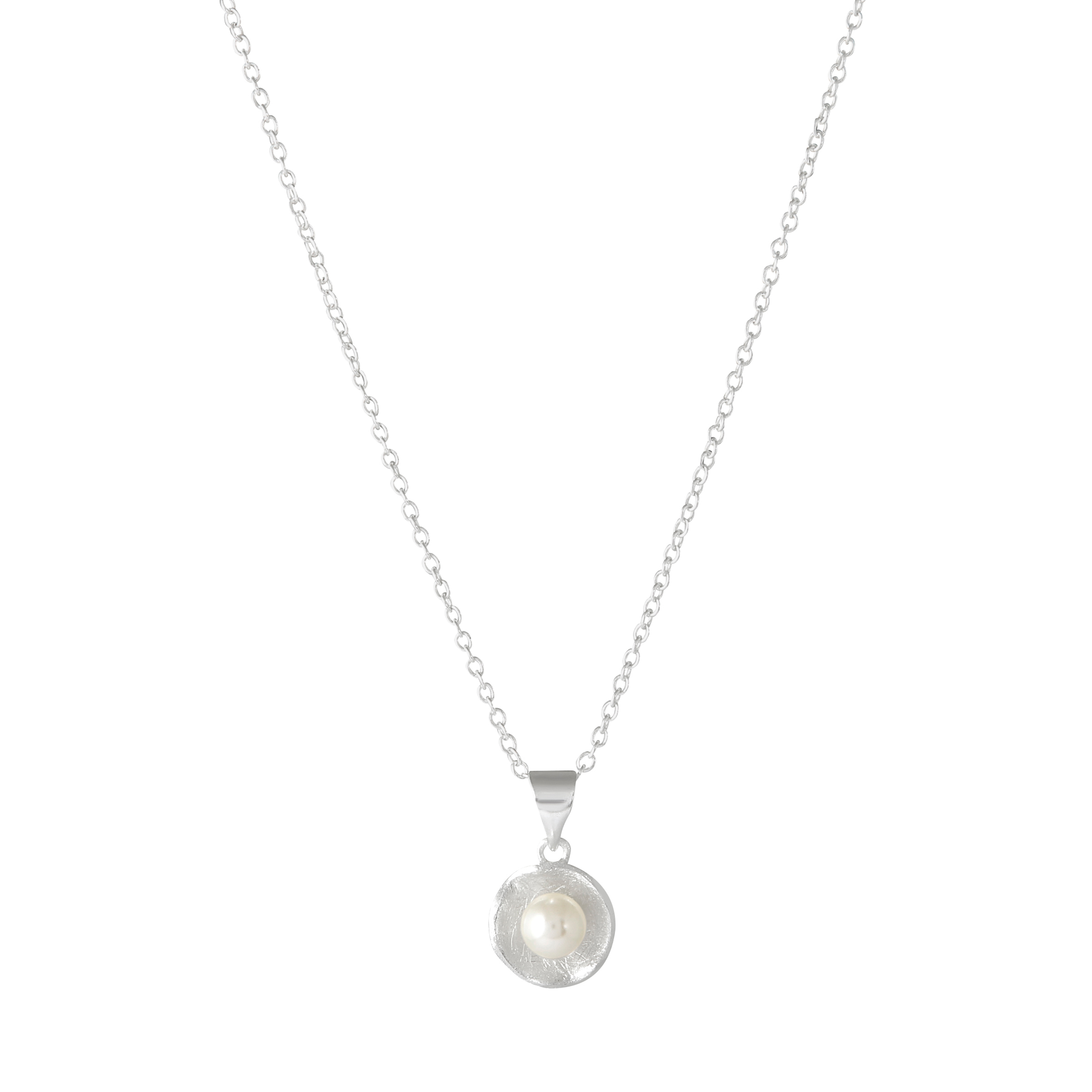 K-4366_021 Kette "Perle auf Scheibe"