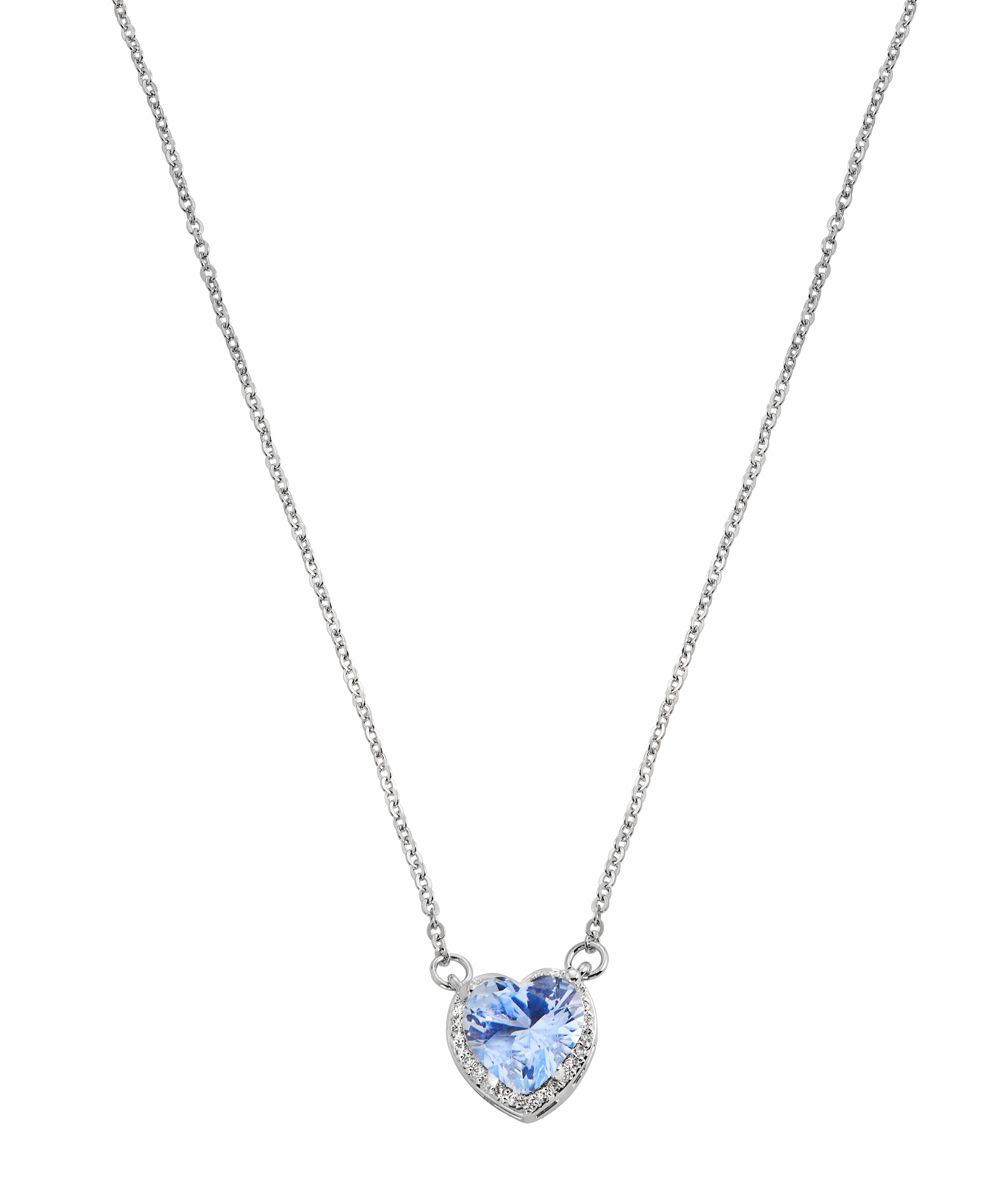 Kette "Blauer Glanz Herz"