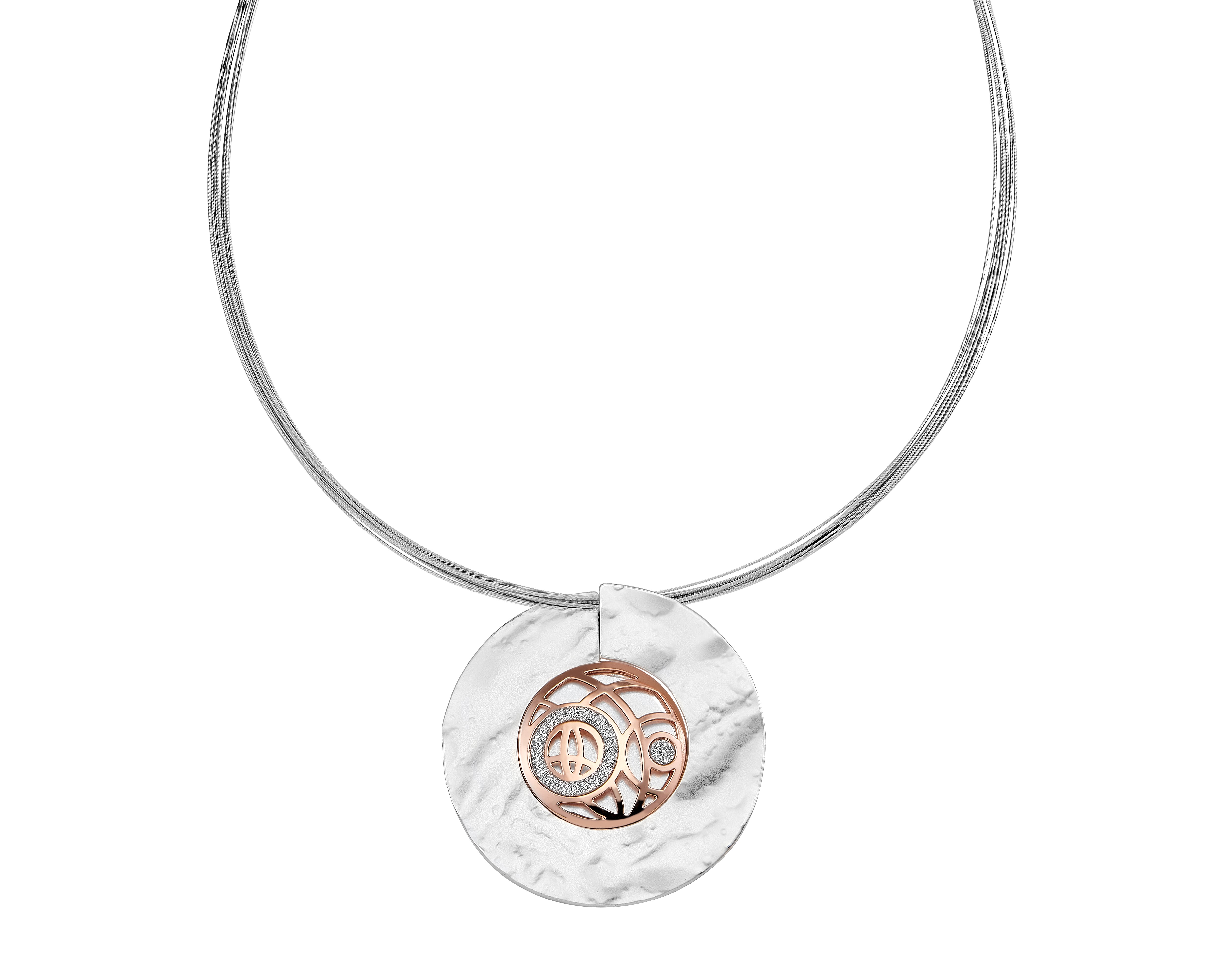 Kette "Funkelnder Mond Duo"