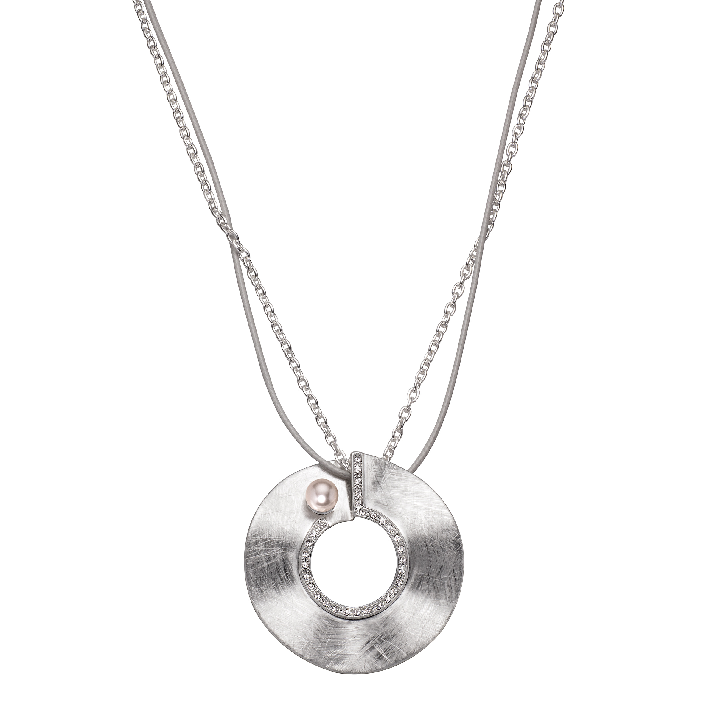 K-4157 Glitzernde Scheibe mit Perle