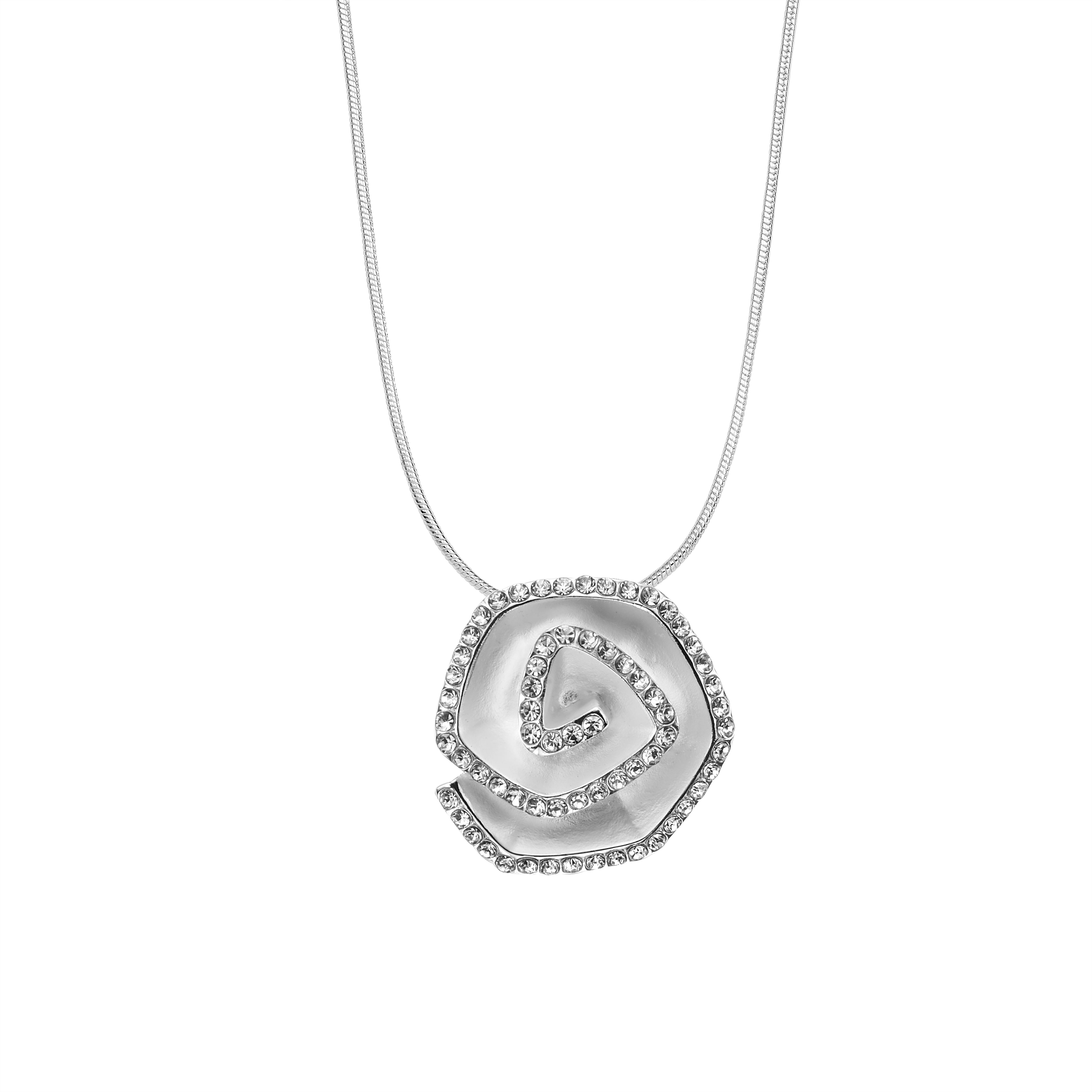 6eckige Spirale mit Steinen