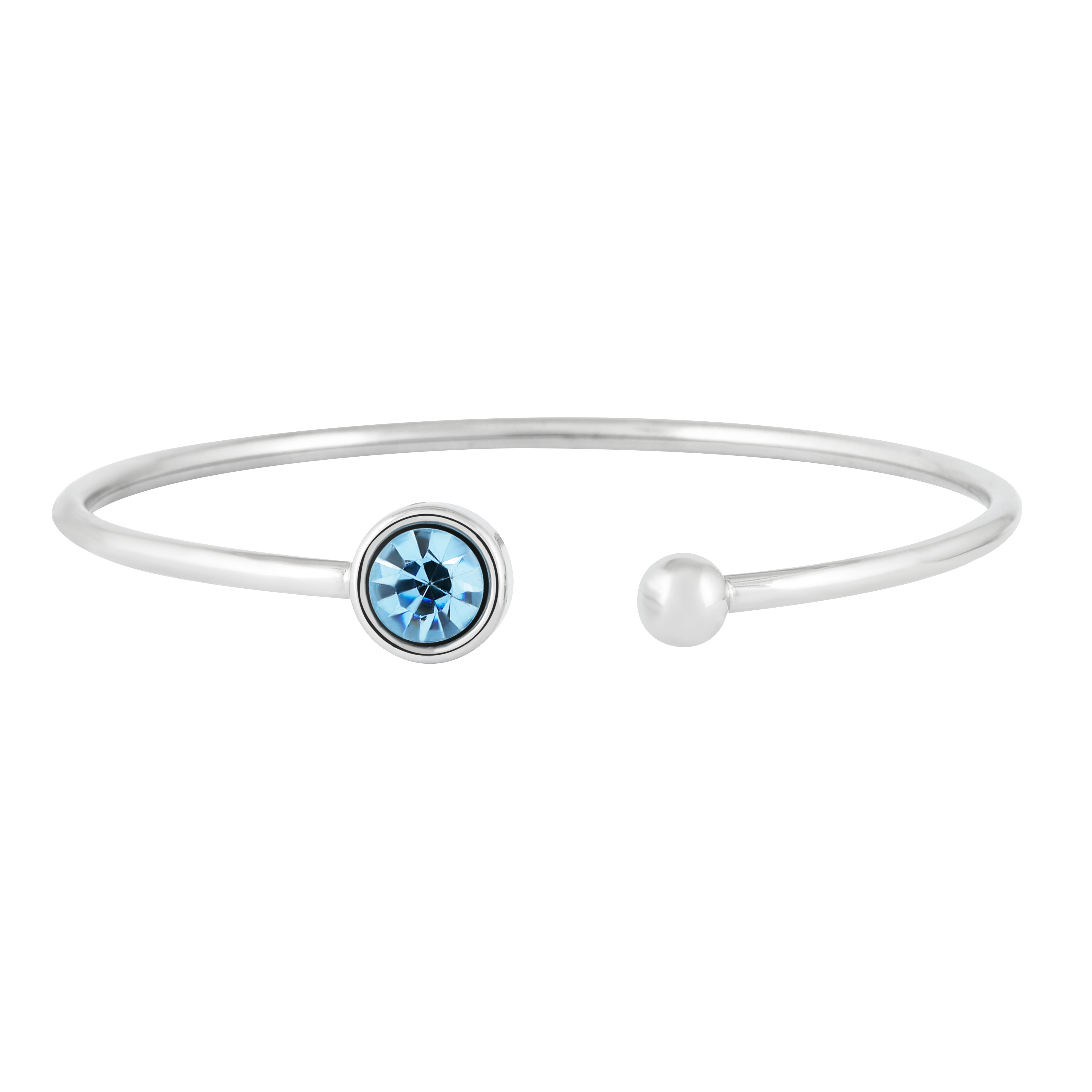 AB-03_eb Armreif mit hellblauem Stein
