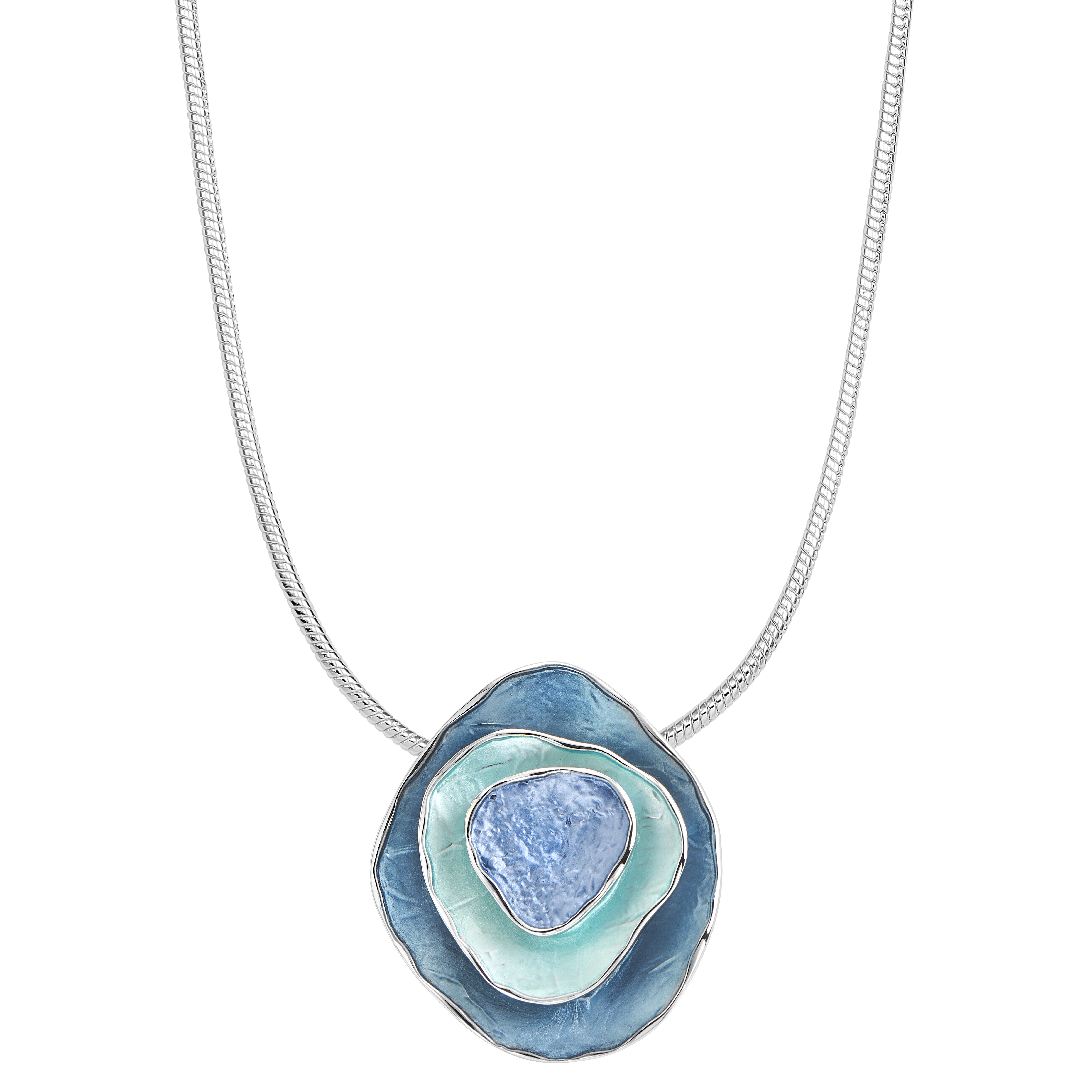 Kette "Blauer Traum Dreieck"