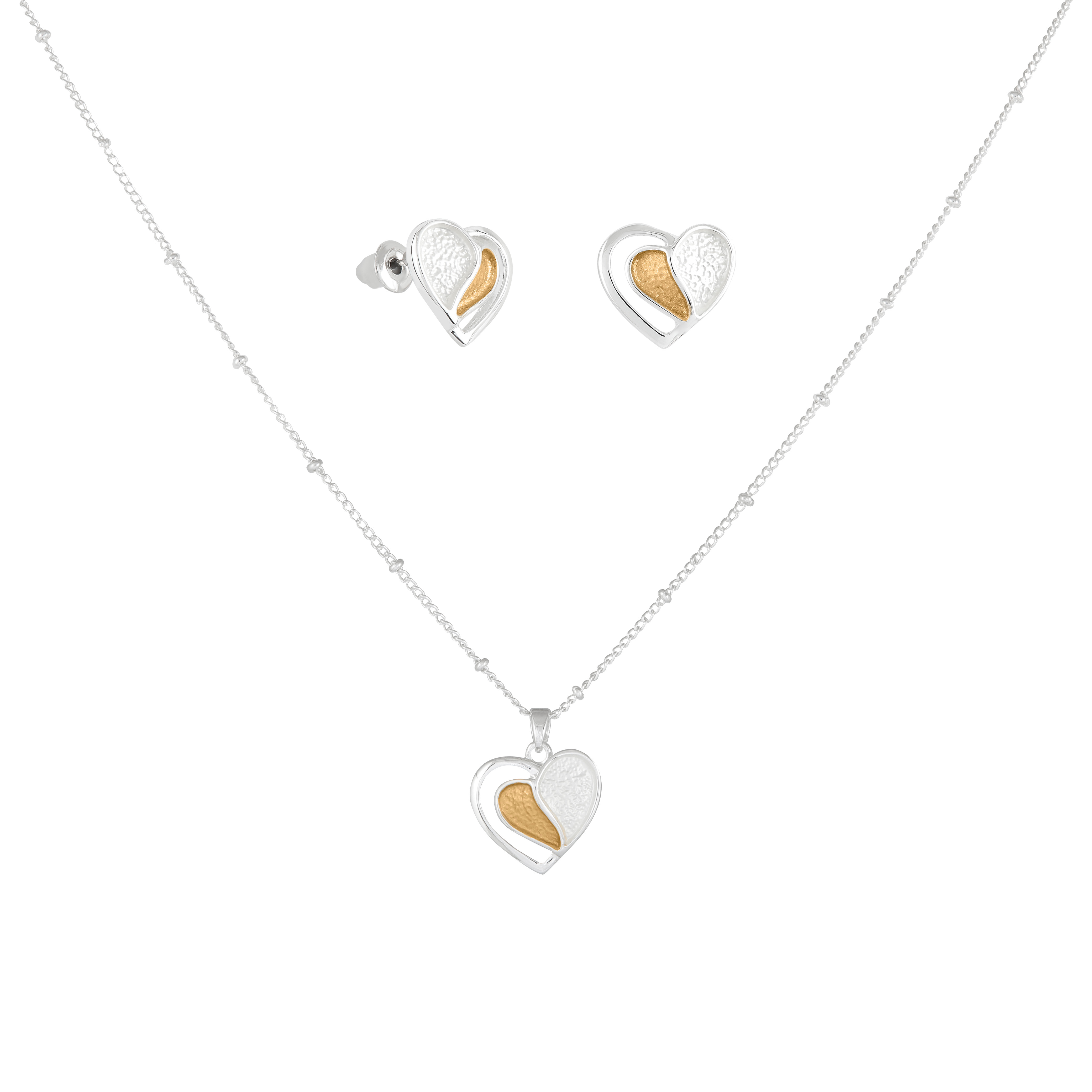 Set "Herz in Herz Bicolor"
