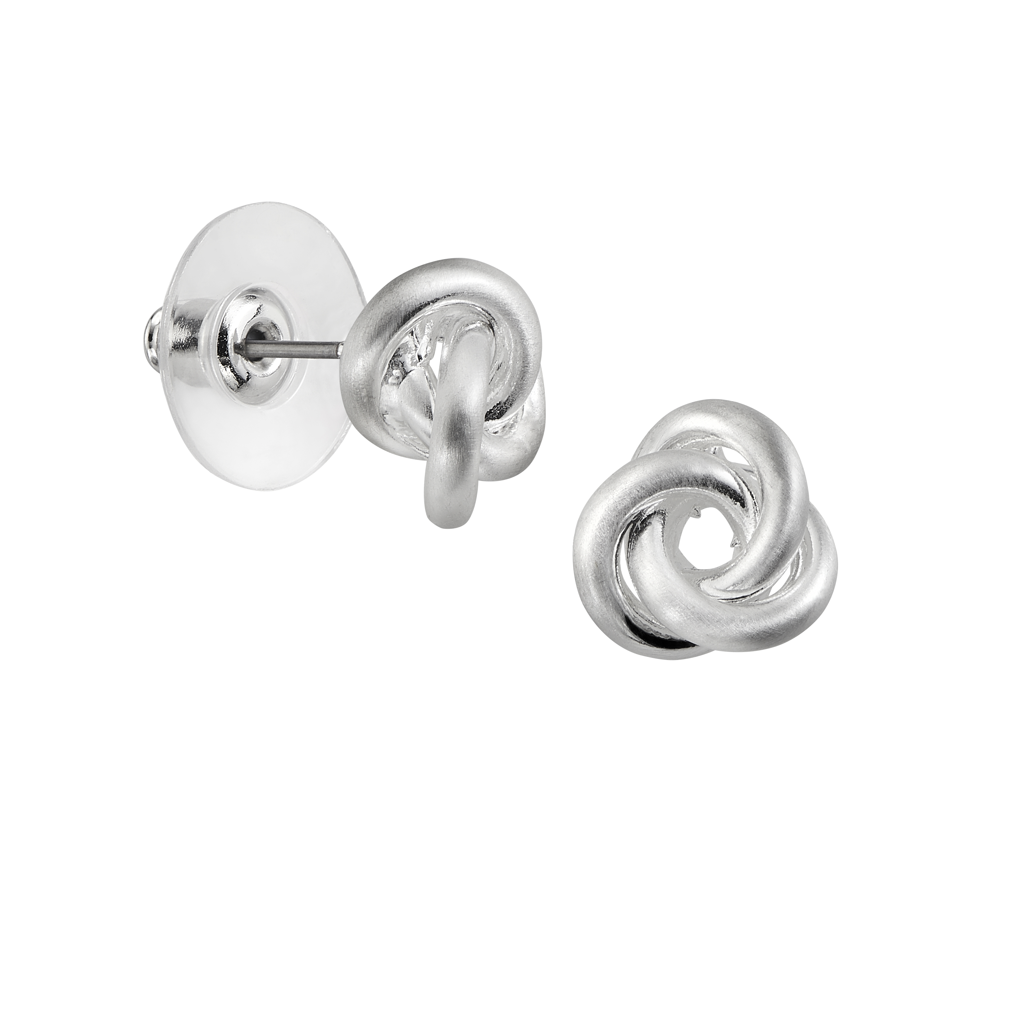 Ohrstecker "Silberwirbel"