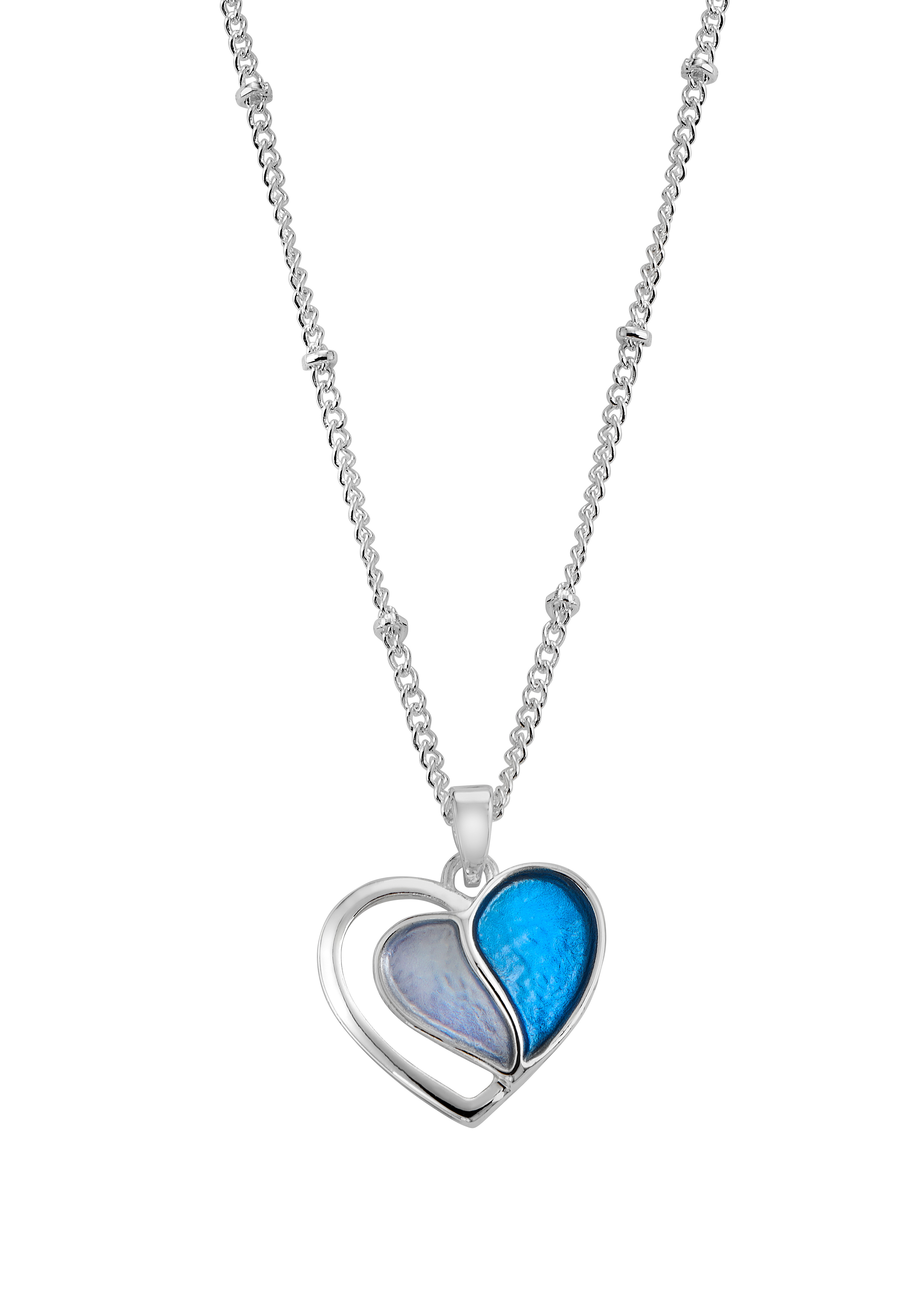 Kette "Herz in Herz Blau"