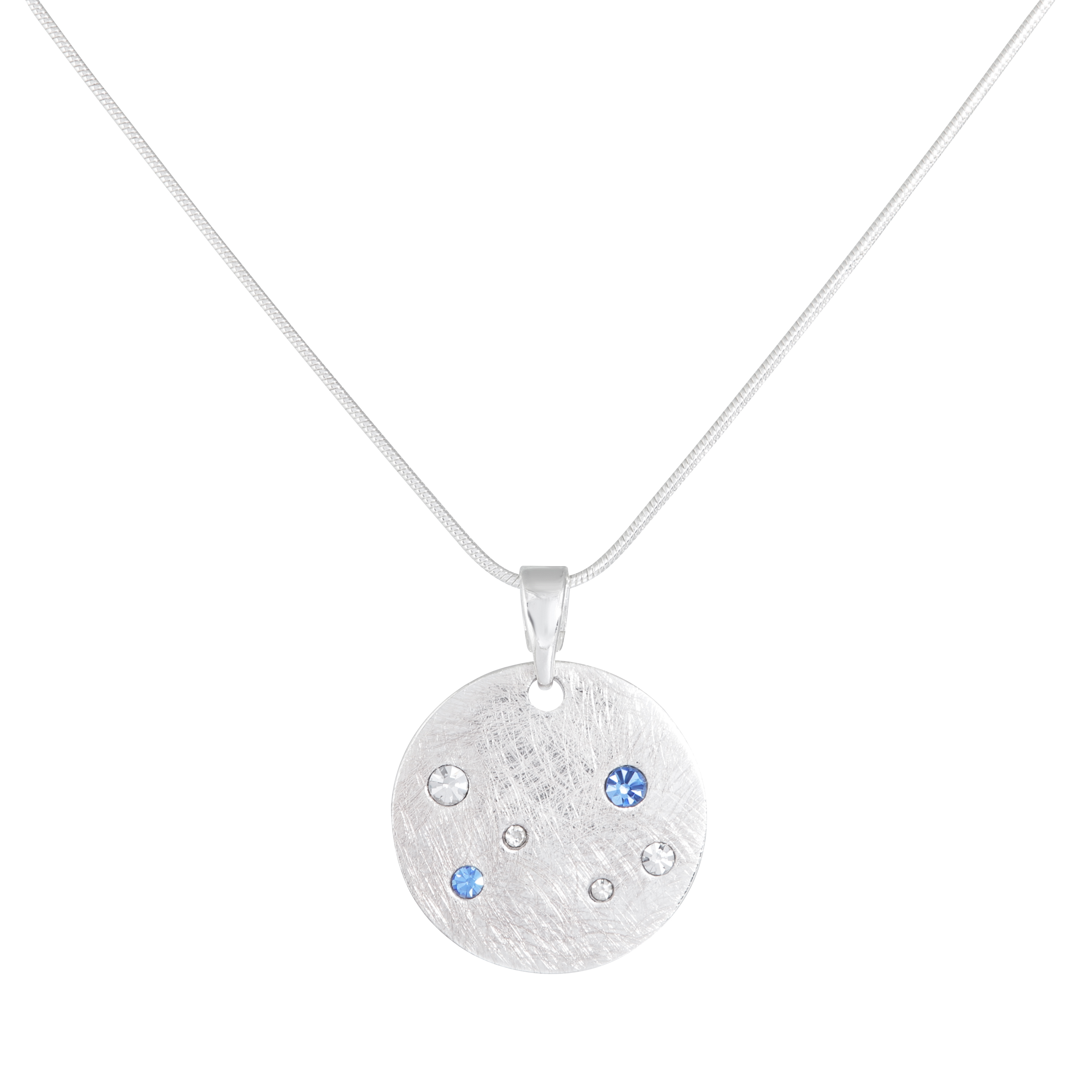 Silber und Blau